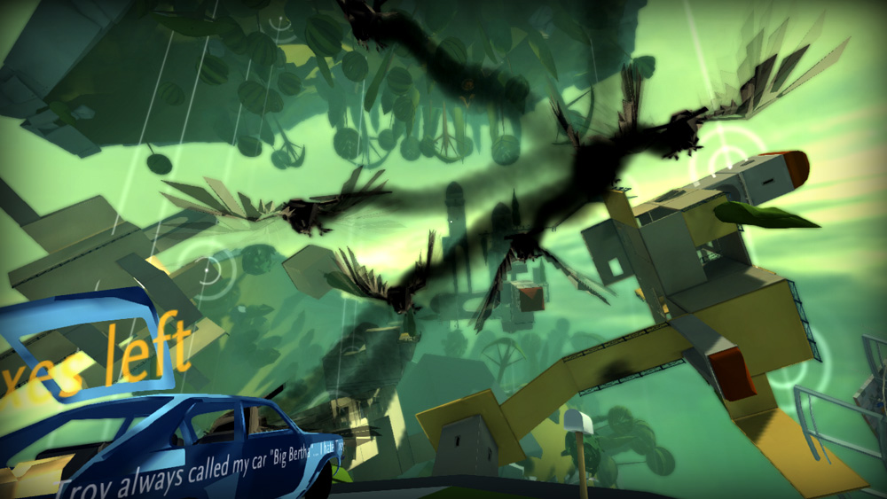 Copyright: Souvenir's creators Screenshot: stepping out into Escheresque world